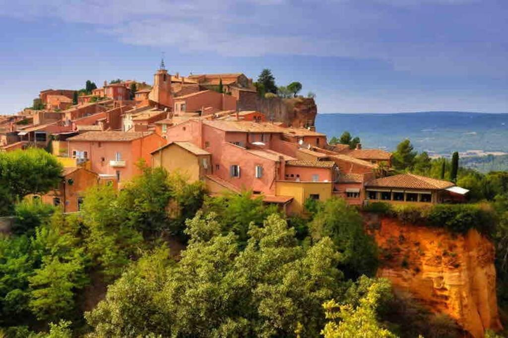 Villa Soleil D'Ocre - Bastide A Roussillon Roussillon en Isere Esterno foto